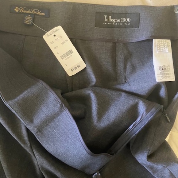 Brooks Brothers slim cropped tropical wool pants — NWT! - Picture 6 of 10